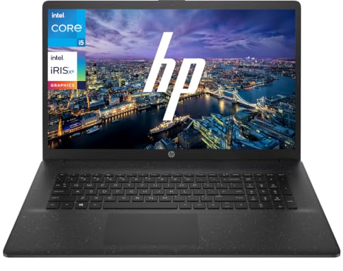 Image of HP 17.3 inch Business Laptop Computer, 32GB RAM 1TB SSD, Intel Core i5-1334U (10-Core) Processor, Windows 11 Home, HD+ 1600 x 900 LED Display, Numeric Keypad, Camera Privacy Shutter, Jet Black