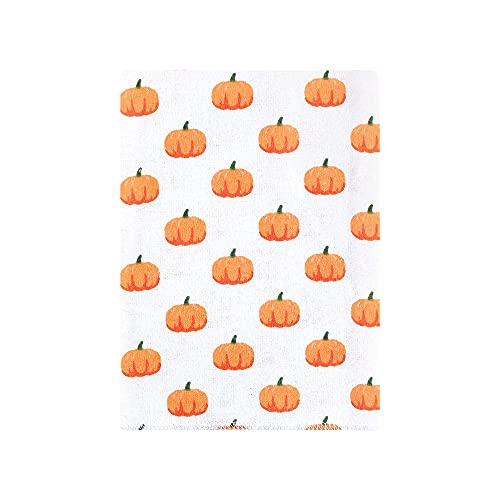 Image of Hudson Baby Unisex Baby Cotton Flannel Burp Cloths Bundle, Pumpkin Truck, One Size