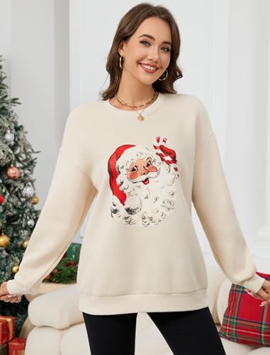 Chandails de Noël pour femmes rétro Leikar pull à capuche mode 2025 - 3