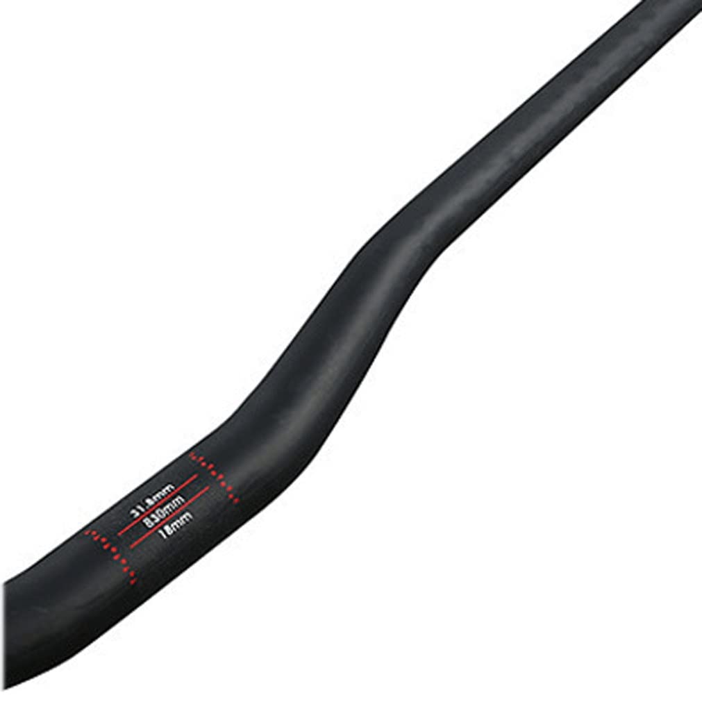 Guidon VTT 31.8mm Carbone VTT Guidon 720/740/760/780/800/820mm Extra Long Riser Bars Rise 15mm (Size : 720mm)