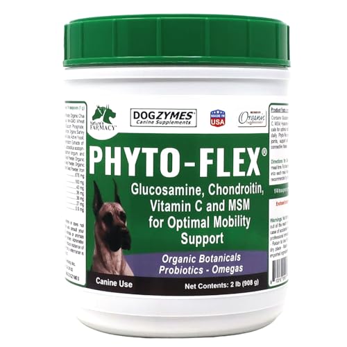 Dogzymes Phyto Flex - Glucosamine Chondroitin MSM and Hyaluronic Acid (2 Pound)