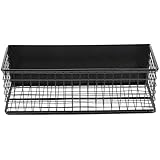 Panier magnétique en fil métallique blanc – convient pour la maison, l'hôtel, le hall, la salle de bain, le placard de la cuisine, toute surface métallique, panier magnétique pour réfrigérateur