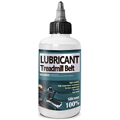 100% Silicone Treadnmill Belt Lubricants / Lubes | Non Toxic and Odorless | High Cost Performance and High Stability | with Precision Screw Caps for Easy Use | Full Belt Width Lubrication