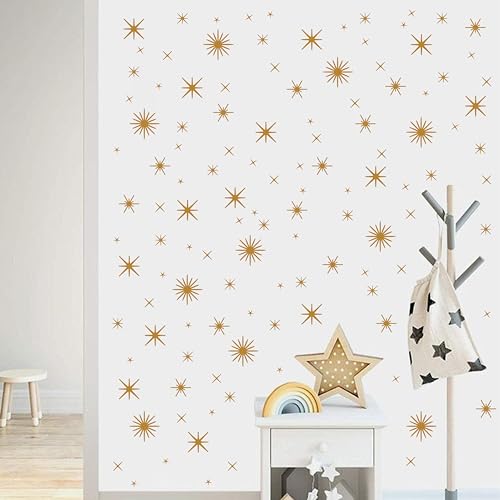 Vinilo Decorativo de Estrellas Doradas ZAIBIANHAO 160pcs