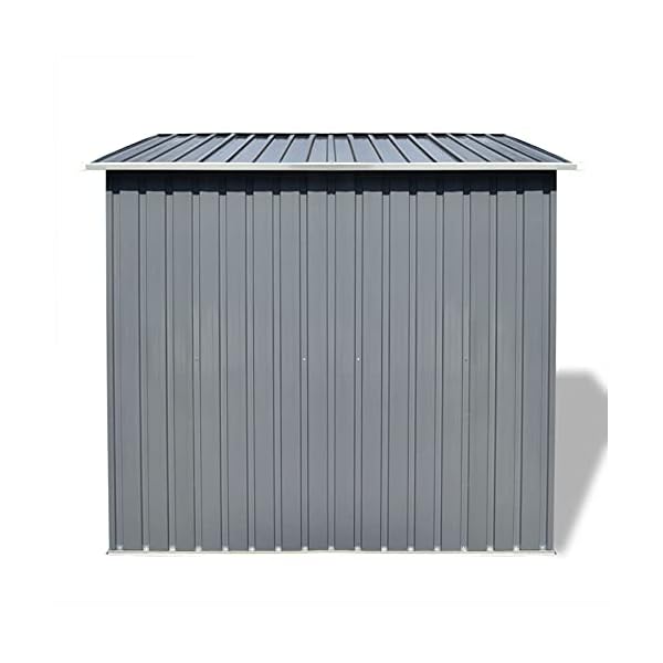 Leepesx Gartenschuppen, Gerätehaus, Gartenhütte, Fahrradgarage, Gartenschuppen, Gartenhã¤User & Aufbewahrung, Grau… – Bild 6