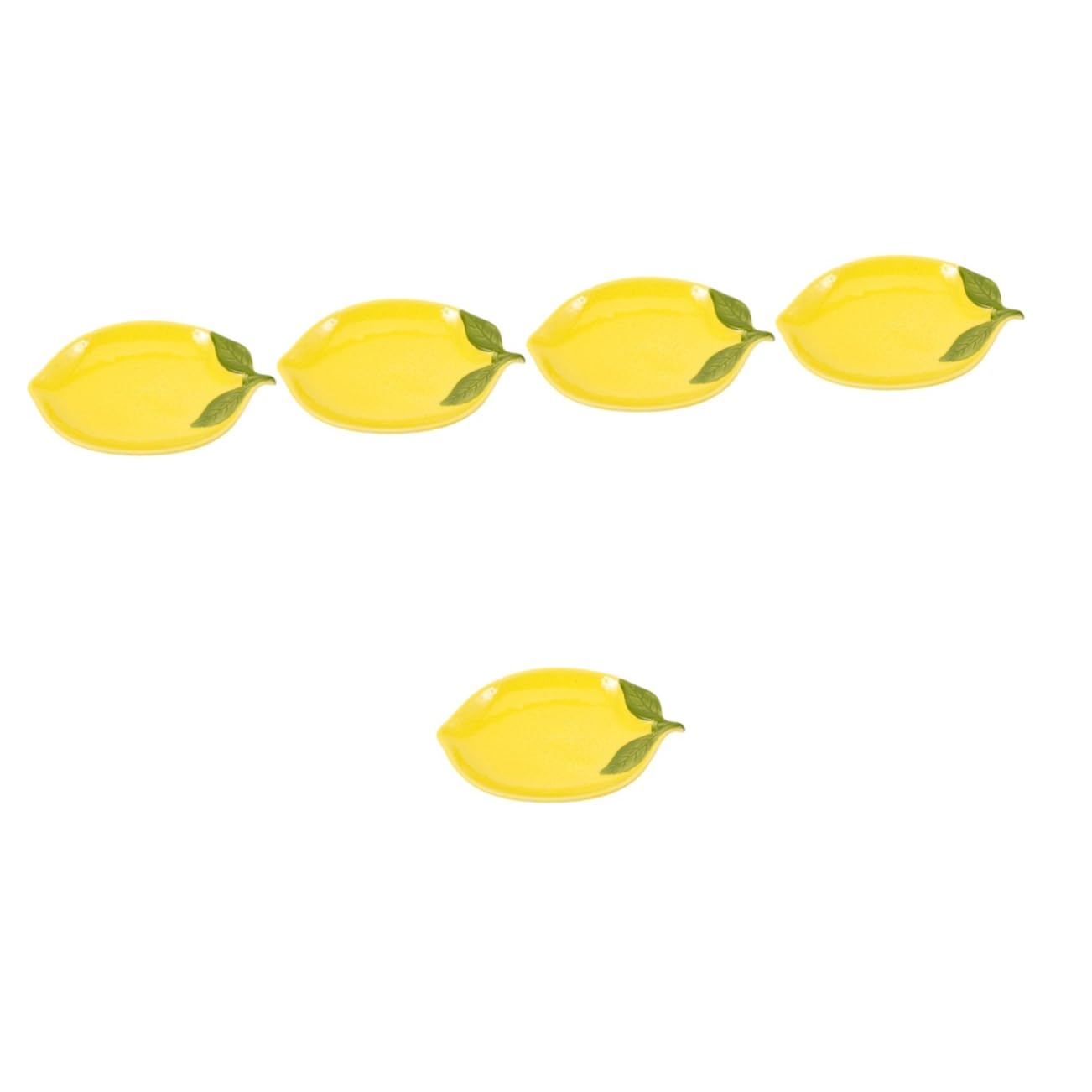 Assiette de service céramique pour fruits gâteaux snacks, plat à apéritif de table lot de 5