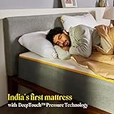 SleepyCat Ultima 4 Degree Cooler 3-Layered CoolTEC™ Medium Soft 8-inch Memory Foam Mattress Made with DeepTouch™ Pressure Technology (King Size, 72x72x8 inches)
