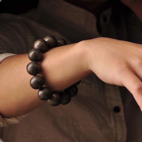 Chapelet de bois d'agar extensible pour garder une pensée profonde et sereine - 4