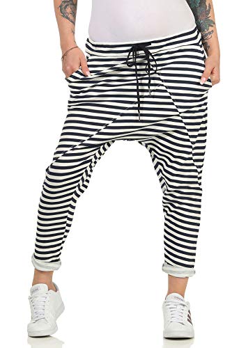 Damen Jogginhose im Boyfriend-Style Sweatpants für Freizeit Sport und...