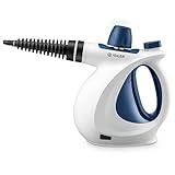 Upgraded Handheld Steam Cleaner, iSiLER Pressurized Steam Cleaner, Powerful Multi-Purpose Steam Cleaner with 9 FREE Accessories for Bathroom, Kitchen, Surfaces, Floor, Carpet and More