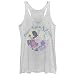 Disney Princesses Women's Once Upon a Time White Heather Racerback Tank Top
