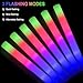 Blu7ive 30 Pieces Led Foam Sticks - Flashing Glow Sticks Party Supplies Light Up Baton Wands for Kids, Raves, Birthday, Wedding, Christmas, Halloween, Children Toy
