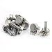 Uxcell a13122000ux0429 11Pcs 3 Pins Pots Rotary Taper Adjustment Potentiometer B10K 10K Ohm