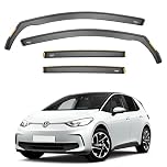 ISPEED Wind Deflectors for VW ID3 2019-2025 5-Door Hatchback 4pc Set - Keep Your Car Ventilated In Rain - Reduce Wind Turbulence - Tinted In-Channel Type