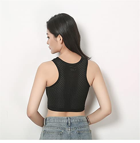 BaronHong Tomboy Breathable Mesh Sturdy Stretchy Pullover Chest Binder Masculine Tank Top2