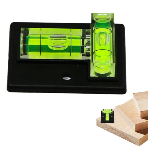Nivel De Bolsillo - Espiritual Cuadrada, Mini Herramienta Bidireccional | Instrumento De Medición De Alta Precisión, Marcado De Diseño, Alineación De Cámara De Muebles, Colgador De Cuadros, Ni