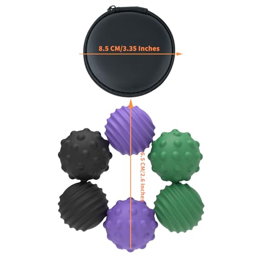 HengLiSam Silicone Magnetic Stress Balls, Fidget Magnet Toy with Pro Magnetic Strength, Fidget Ball Toys for Adults with ADHD, Autism, Anxiety, Magnetic Fidget Ball for Office (6 Pack) - Thumbnail 2