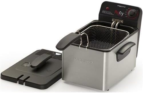 Presto 05461 ProFry Deep Fryer, Big 8-cup food capacity