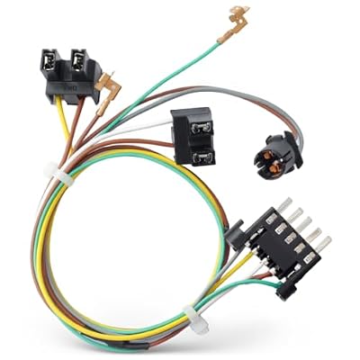 VAINELY DC109 Headlight Wire Harness Connector Compatible with Mercedes-Benz C320 C350 C280 C32AMG 2002-2007 Headlamp Wiring Harness Repair Kit Left or Right, Replace 2038200959 2038201059