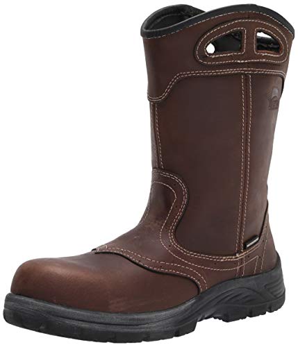 Image of FSI FOOTWEAR SPECIALTIES INTERNATIONAL womens Framer Wellington 10 inch Composite Toe Waterproof Slip Resistant Pull on Work Boots