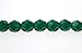 4mm (306 Beads) Emerald, Czech Fire Polished Round Faceted Glass Beads, 3x16 inch Strand