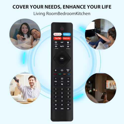 Universal for Philips TV Remote Replacement, for All Philips Smart TVs by Gvirtue - Used condition - Image 5