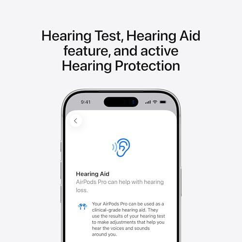 Apple AirPods Pro 3 Wireless Earbuds, Active Noise Cancellation, Live Translation, Heart Rate Sensing, Hearing Aid Feature, Bluetooth Headphones, Spatial Audio, High-Fidelity Sound, USB-C Charging - Image 5