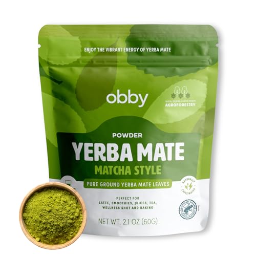 Obby Yerba Mate Tea Powder Matcha Style