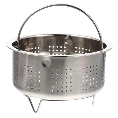 Beaupretty 炊飯器用蒸し器バスケット ステンレス製 再利用可能な食品蒸しラック 野菜や餃子の調理に適した製蒸し器 電気炊飯器対応