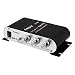 Lepy 808 Mini Power HiFi Stereo Car Motor Bike Amplifier with Subwoofer Adjustment Color Black