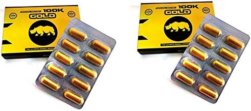 100K Gold Special Edition Fast Acting Male Amplifier for Strength, Performance, Energy, and Endurance (20 Capsules)