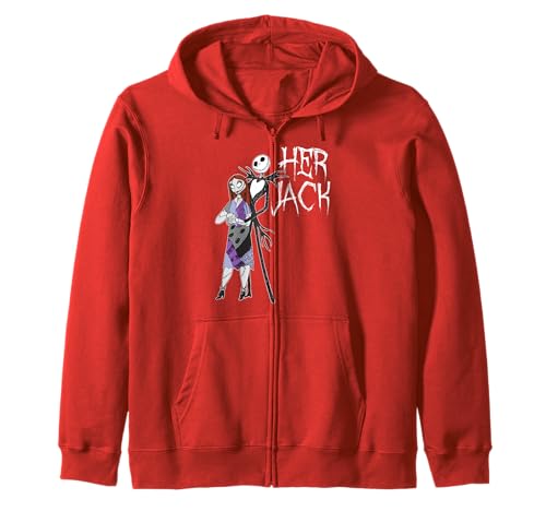 Disney The Nightmare Before Christmas Her Jack Zip Hoodie veste à capuche