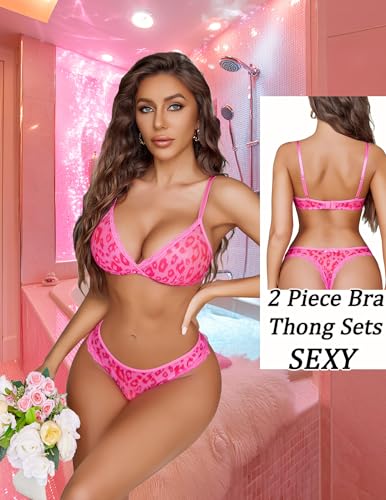 Image of Avidlove Wireless Lace Lingerie Set Floral Print Bra and Panty Sets 2 Piece