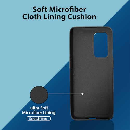 Image of LIRAMARK Liquid Silicone Soft Back Cover Case for OnePlus 9 /1+9 (Black)