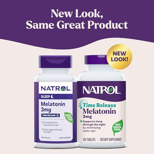 Natrol Melatonin Time Release Tablets, 3 mg