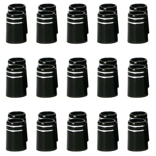 SVFNHDRGV ドライバー&フェアウェイウッド&アイアン用ダブルクロームリング付きゴルフフェルール30個入りゴルフアクセサリータイプ4: 8.6x15x13.5mm