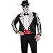 Amscan Adult Day of The Dead Coat Set Black