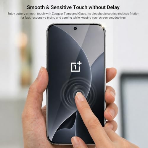 Image of Tempered Glass for OnePlus 15 5G | Edge-to-Edge Protection | 9H Military Grade Hardness | Fast Fingerprint Unlock | Bubble-Free & Case Friendly HD Clear Screen Protector