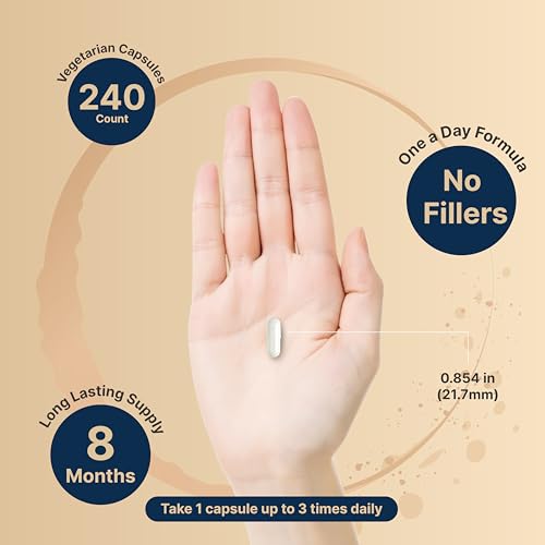 pure magnesium glycinate 500mg with fat soluble vitamin c 240 veggie capsules  supplement for sleep heart amp muscle support  100 chelated amp purified  3rd party tested vegan friendly non-gmo