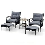verre trempe apple pencil Ottomans Polyvalents - Les ottomans peuvent être utilisés comme repose-pieds ou siège supplémentaire, ajoutant flexibilité et confort à votre expérience de détente en plein air. Lorsqu'ils ne sont pas utilisés, les ottomans peuvent être placés sous les chaises pour économiser de l'espace.