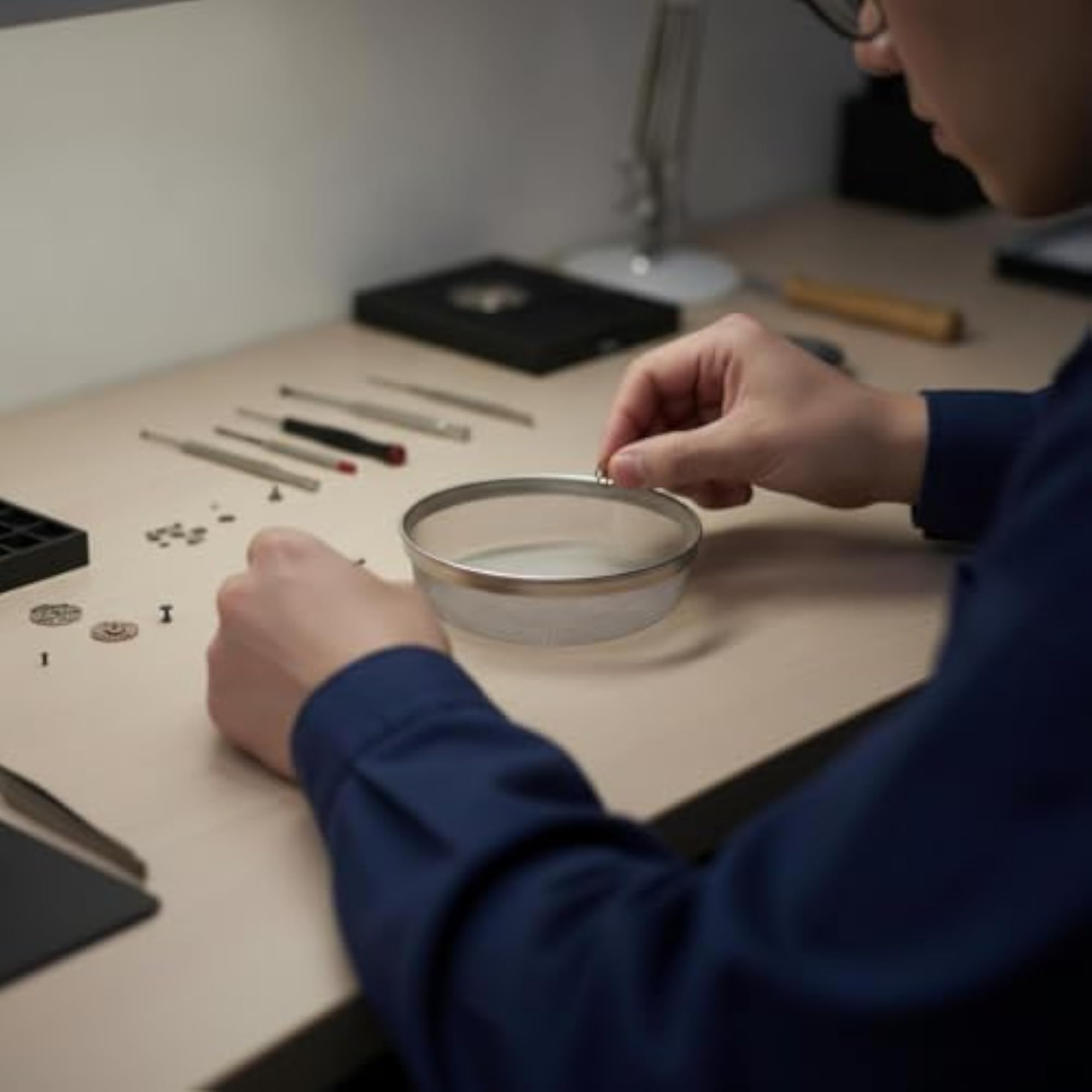 Watch Cleaning Basket for Watchmakers