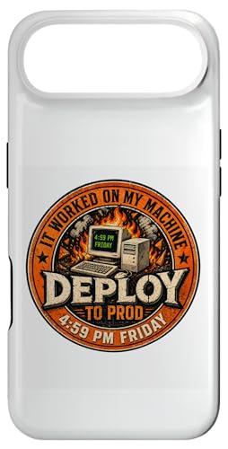 Deploy To Prod It Worked On My Machines �f�x���b�p�[�W���[�NIT �X�}�z�P�[�X iPhone Air �p