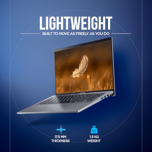 Image of acer AspireGo14, Intel Core Ultra5 125H AI Processor,Office 2024 + M365 Basic, 16 GB RAM, 512 GB SSD, WUXGA IPS, 14.0 inch /35.56 cm, Win 11 Home, Steel Gray, 1.5 kg, AG14-71M, Backlit KB, Premium Laptop