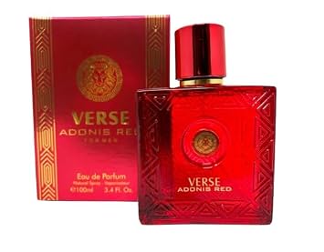 Verse Adonis Red Woody Spicy fragrance for Men 3.4Fl. Oz. Eau De Parfum Long Lasting