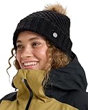 Folded Fit Roxy Bonnet Blizzard Beanie Femme Noir One Size