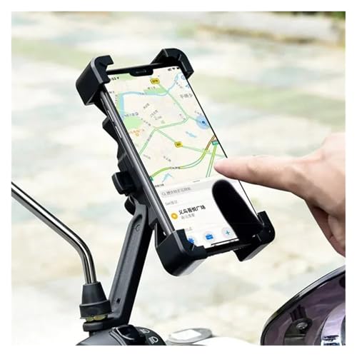 Navigation mobile sur véhicule électrique avec support guidon rouge - 3