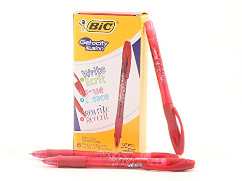 Stylo gel-ocity illus rouge 12PZ pour corriger sans fatigue vos copies