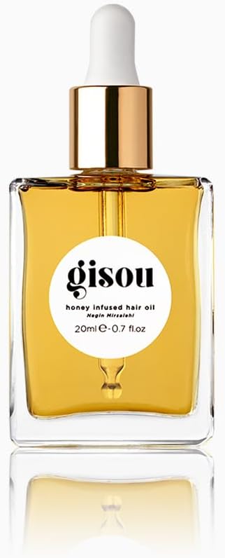 Honey Infused Hair Oil Mini - Hydrating & Frizz Control Treatment with Mirsalehi Honey, Adds Shine & Heat Protectant for All Hair Types, 0.7 Fl Oz