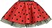 Marienkäfer-Rock für Damen, 30,5 cm Länge Gr. 36, Ladybird (With Netting)