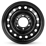 New OEM Replacement Wheel for 1996-2002 Toyota 4Runner 16x7 inch Steel Rim Black Painted Fit 205/55R16